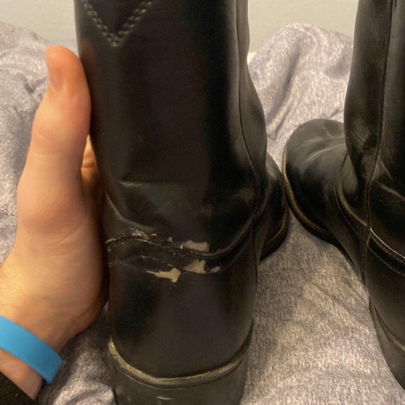 Justin Round Toe Cowboy Boots - Picture 5 of 5